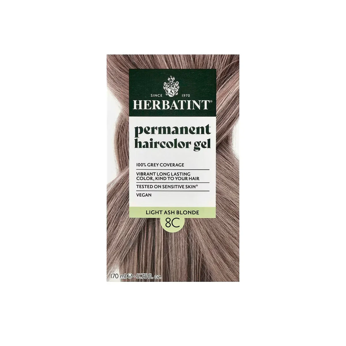 8C Light Ash Blonde Hajfesték  - 170ml