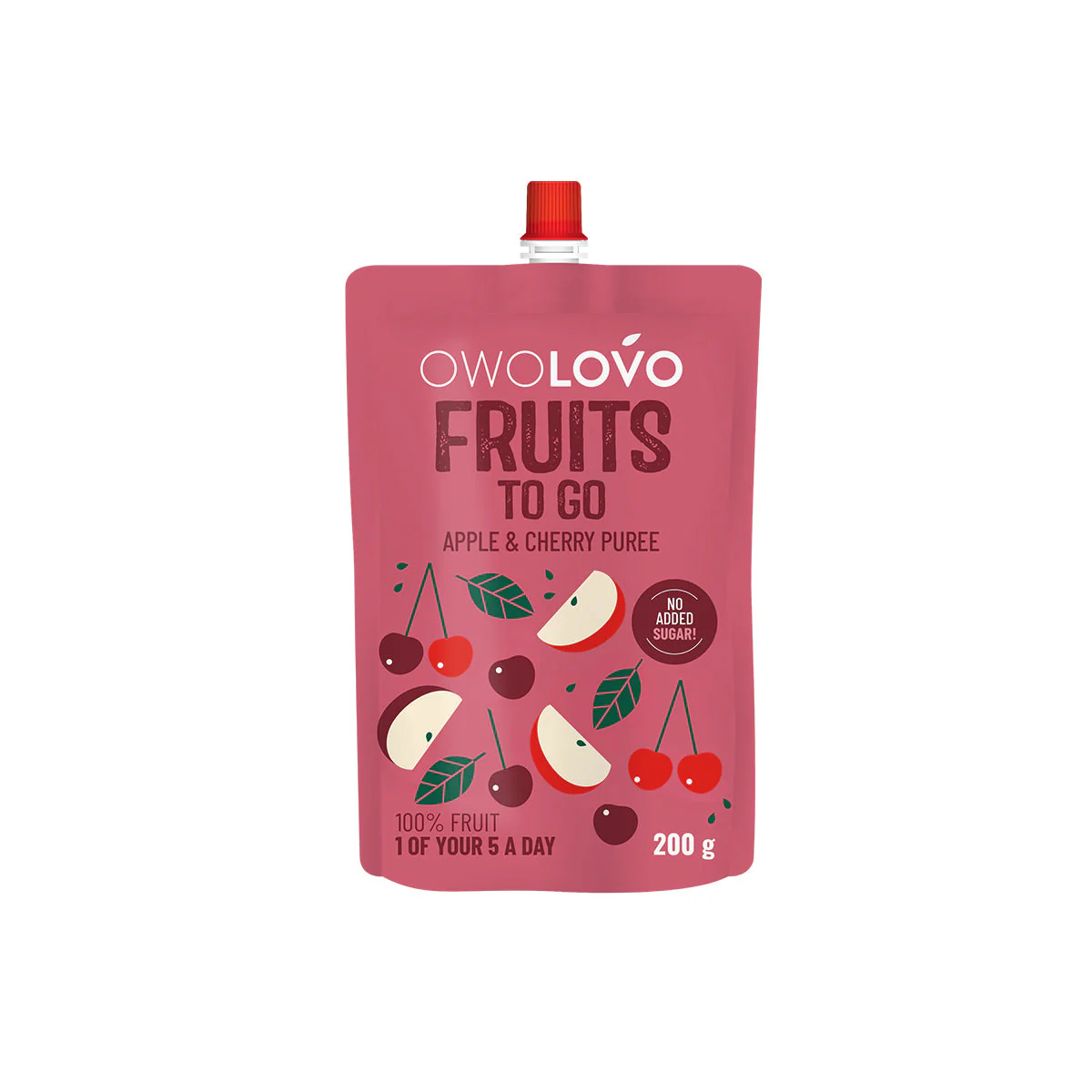 Alma-cseresznye gyümölcspüré  - 200g