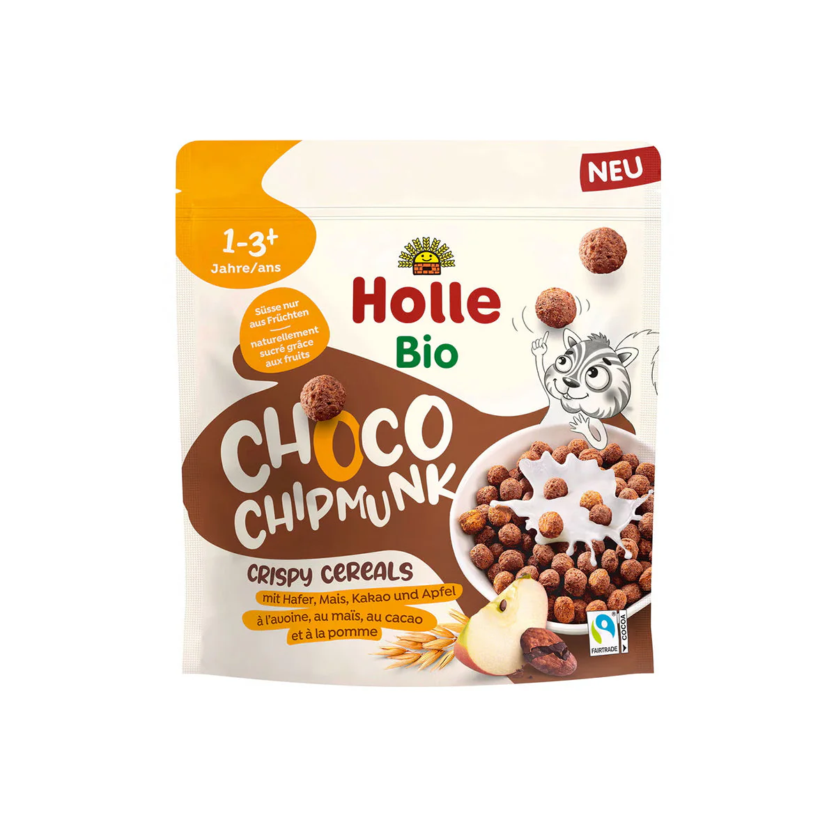 Choco chipmunk gabonapehely 1év+ - bio - 125g