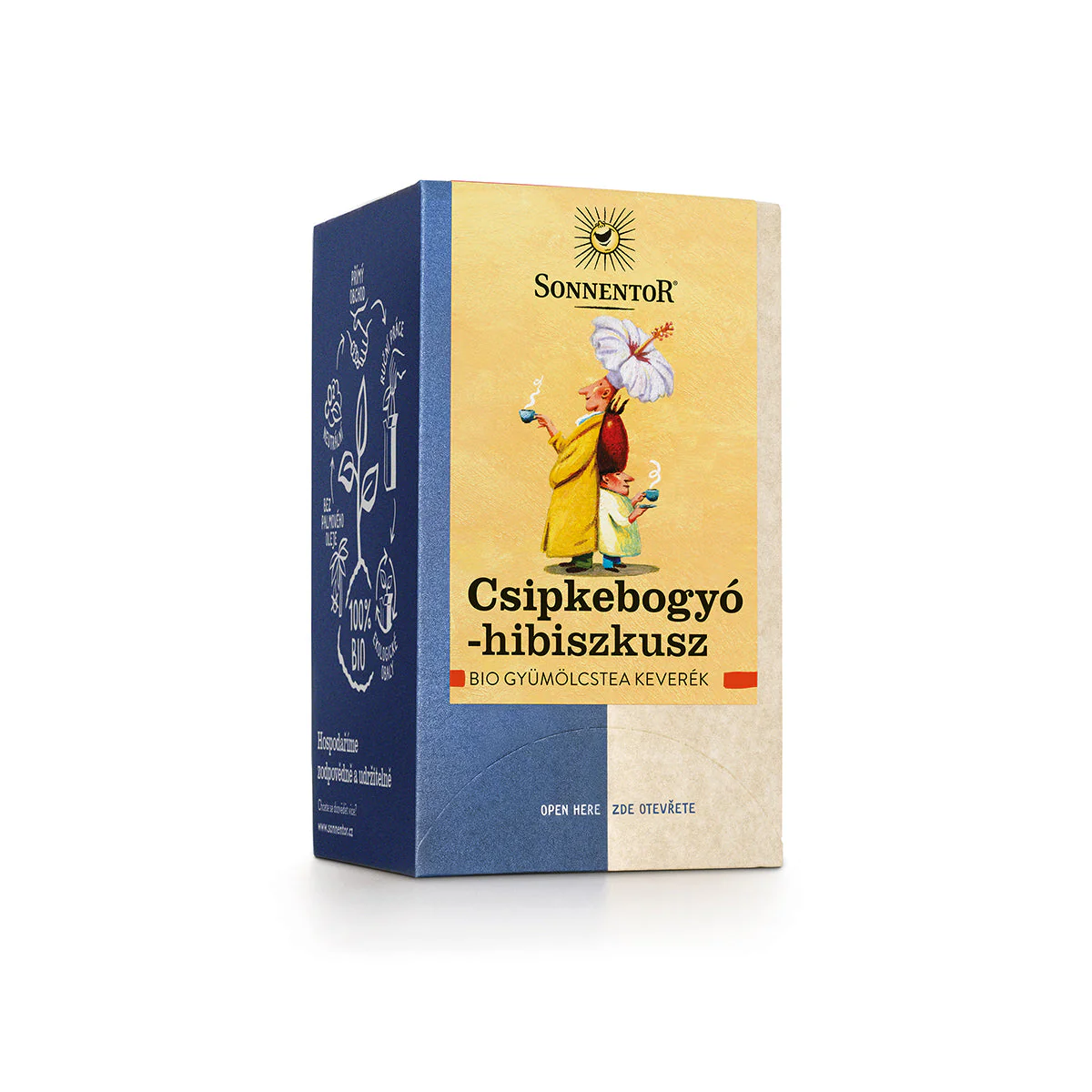 Csipkebogyó-hibisz.tea filteres - bio - 18db