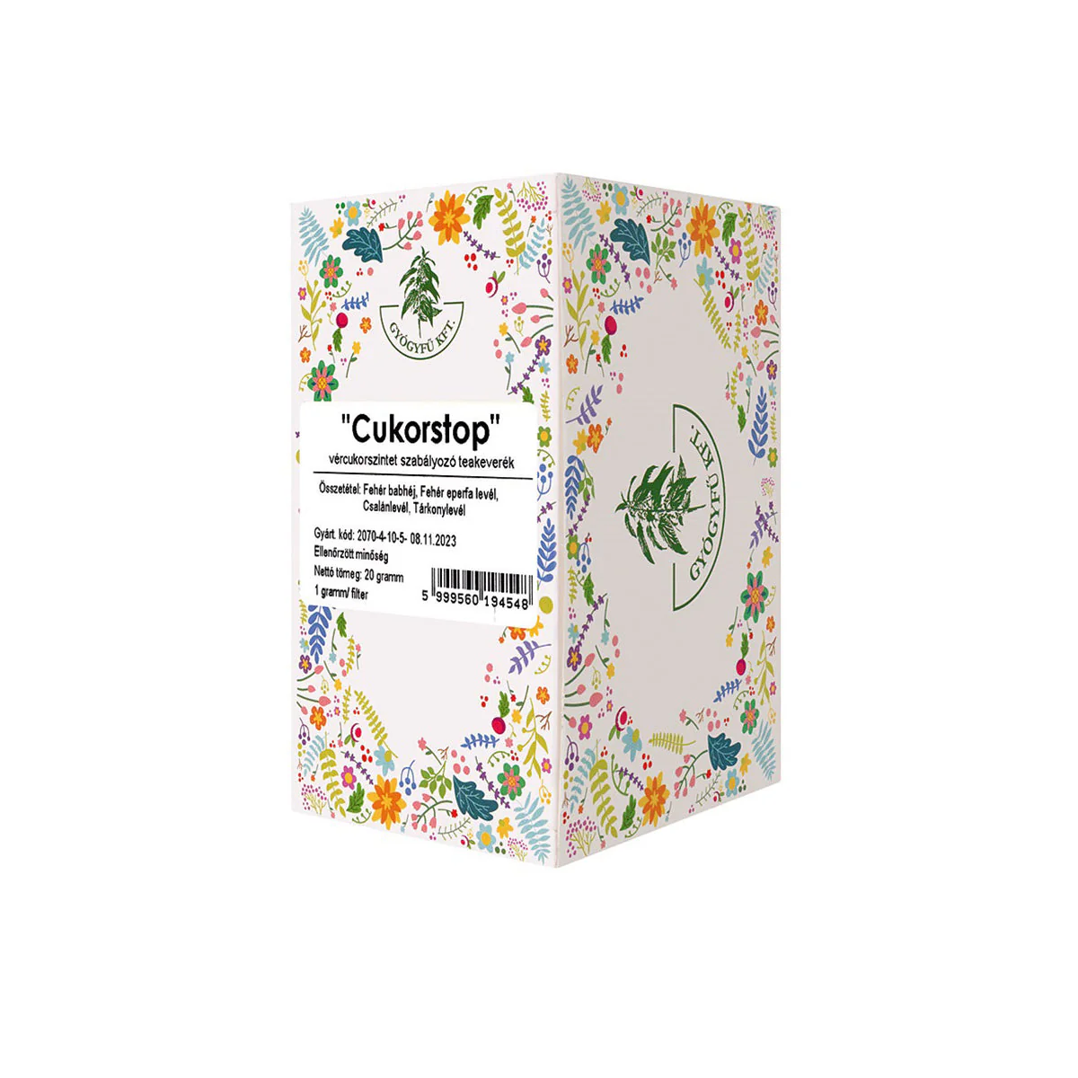 Cukorstop teakeverék - 20db