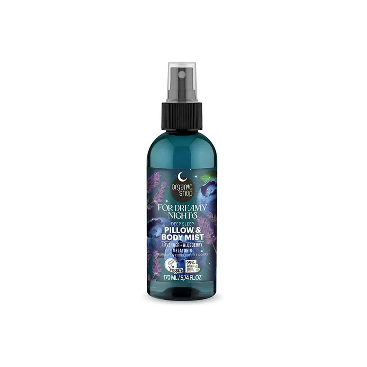 “Deep sleep” Párna- és testpermet levendulával, áfonyával és melatoninnal - 170ml