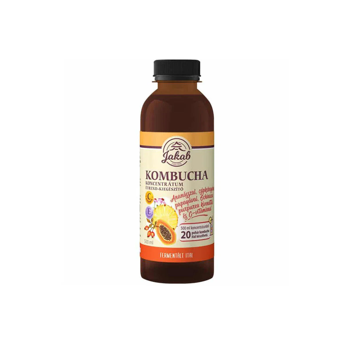 Echinacea purpurea kivonattal és C-vitaminnal kombucha - 500ml