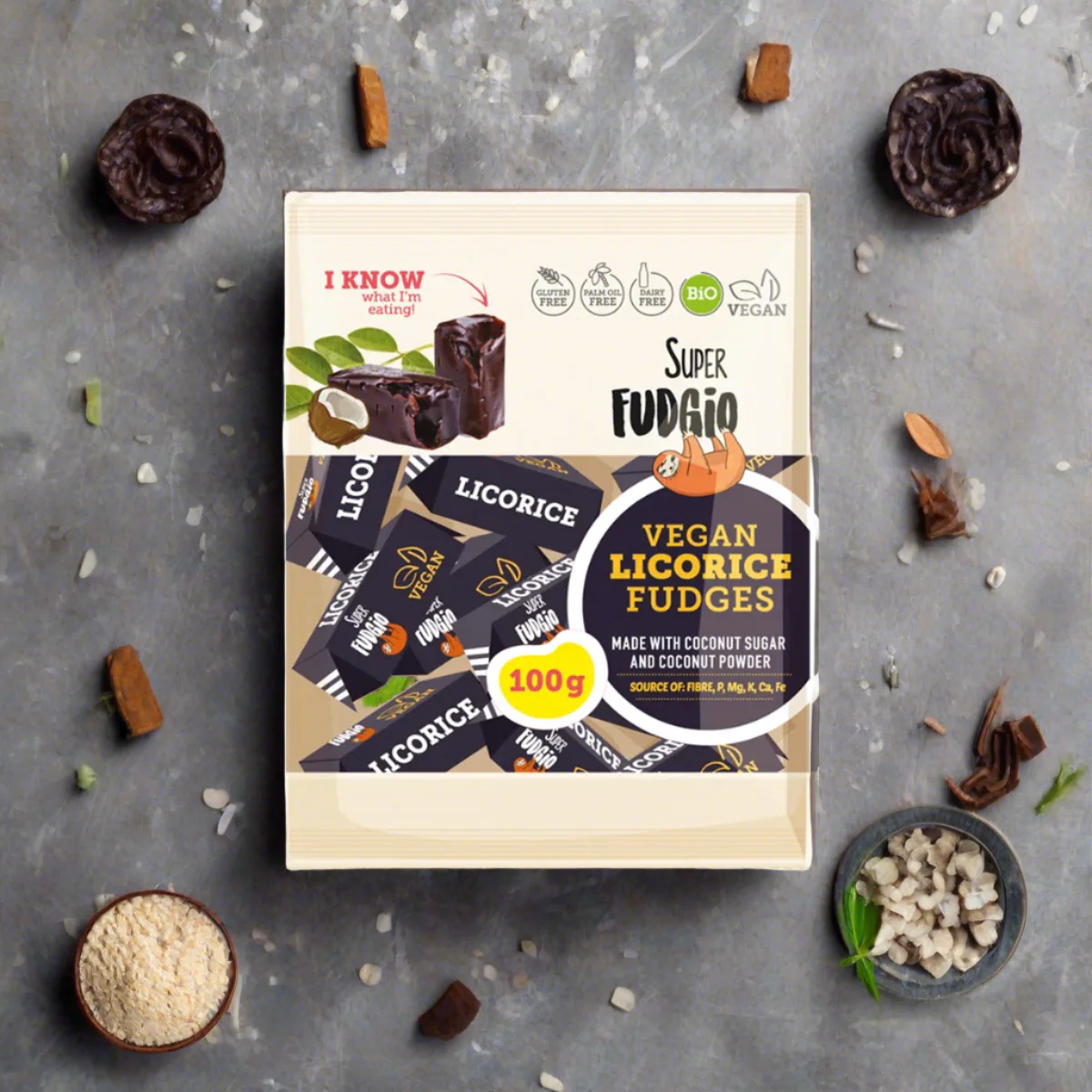 Édesgyökeres karamella vegán - bio - 100g - Image 2