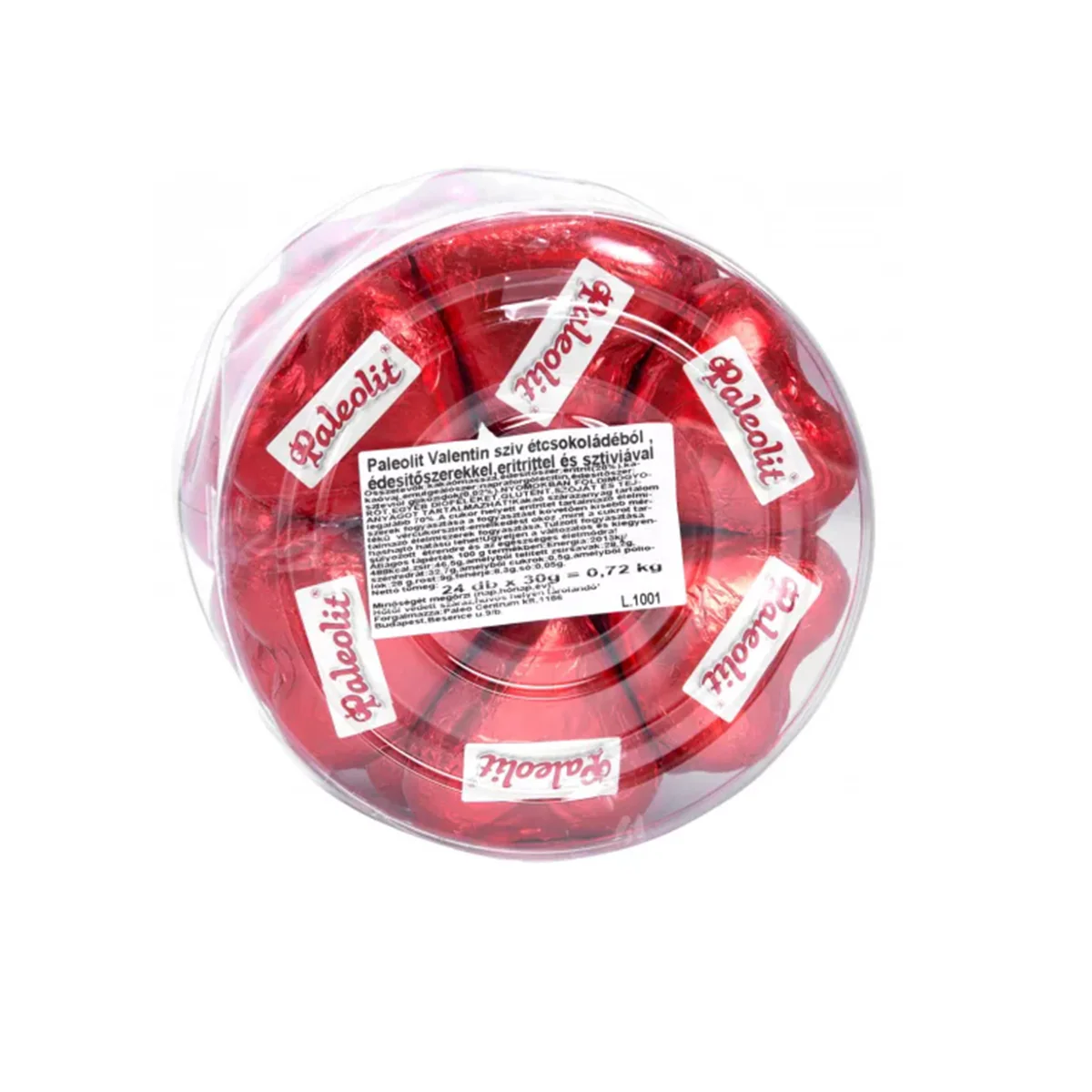 Étcsokoládé szív édesítőszerekkel - 30g - Image 2