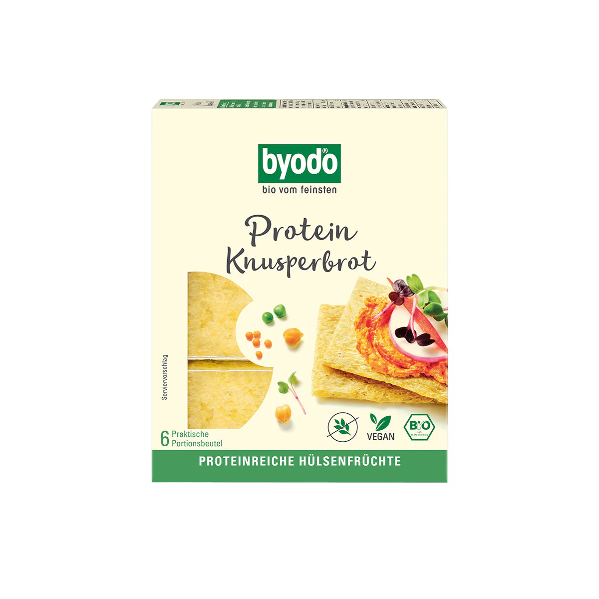 Fehérje ropogós kenyér - bio - 110g