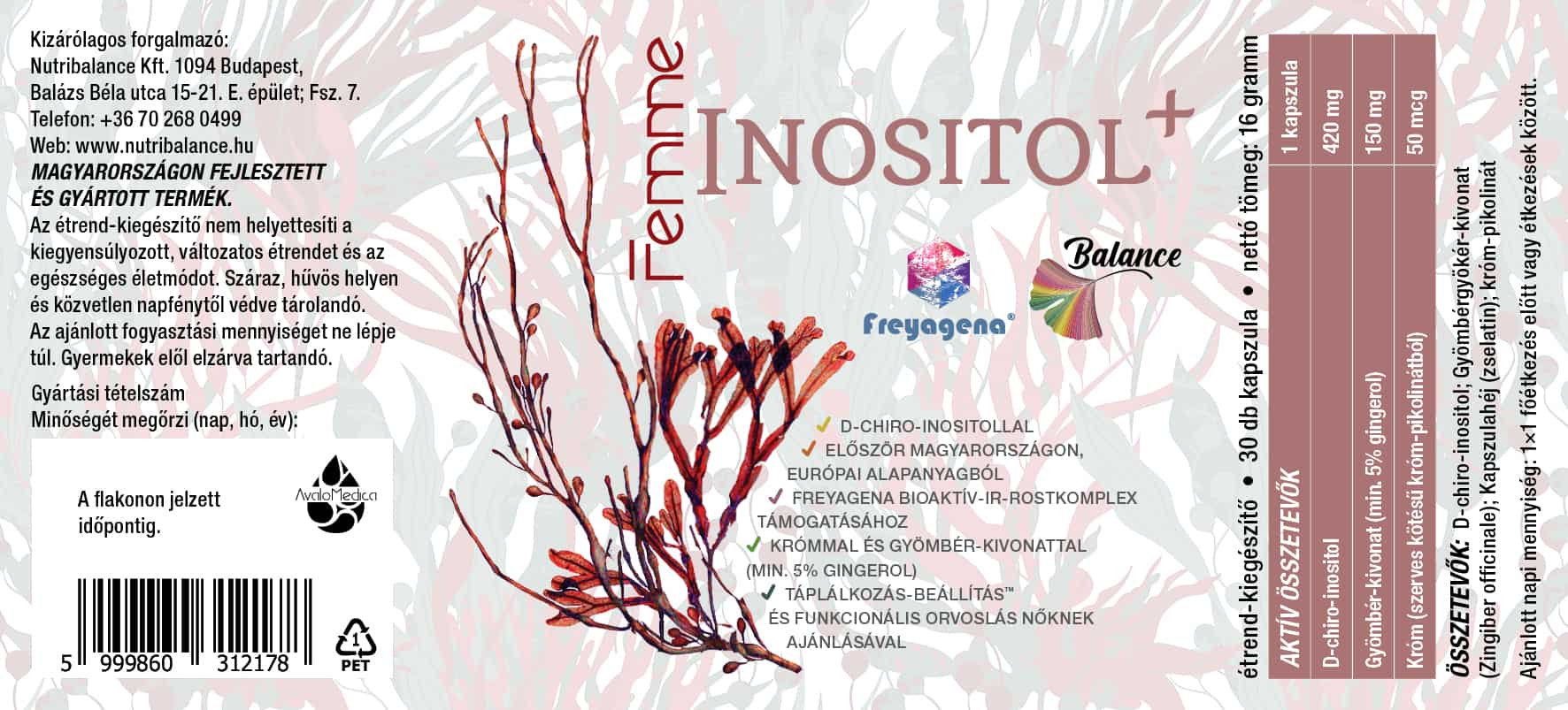 Femme Inositol+ kapszula - 30db - Image 2