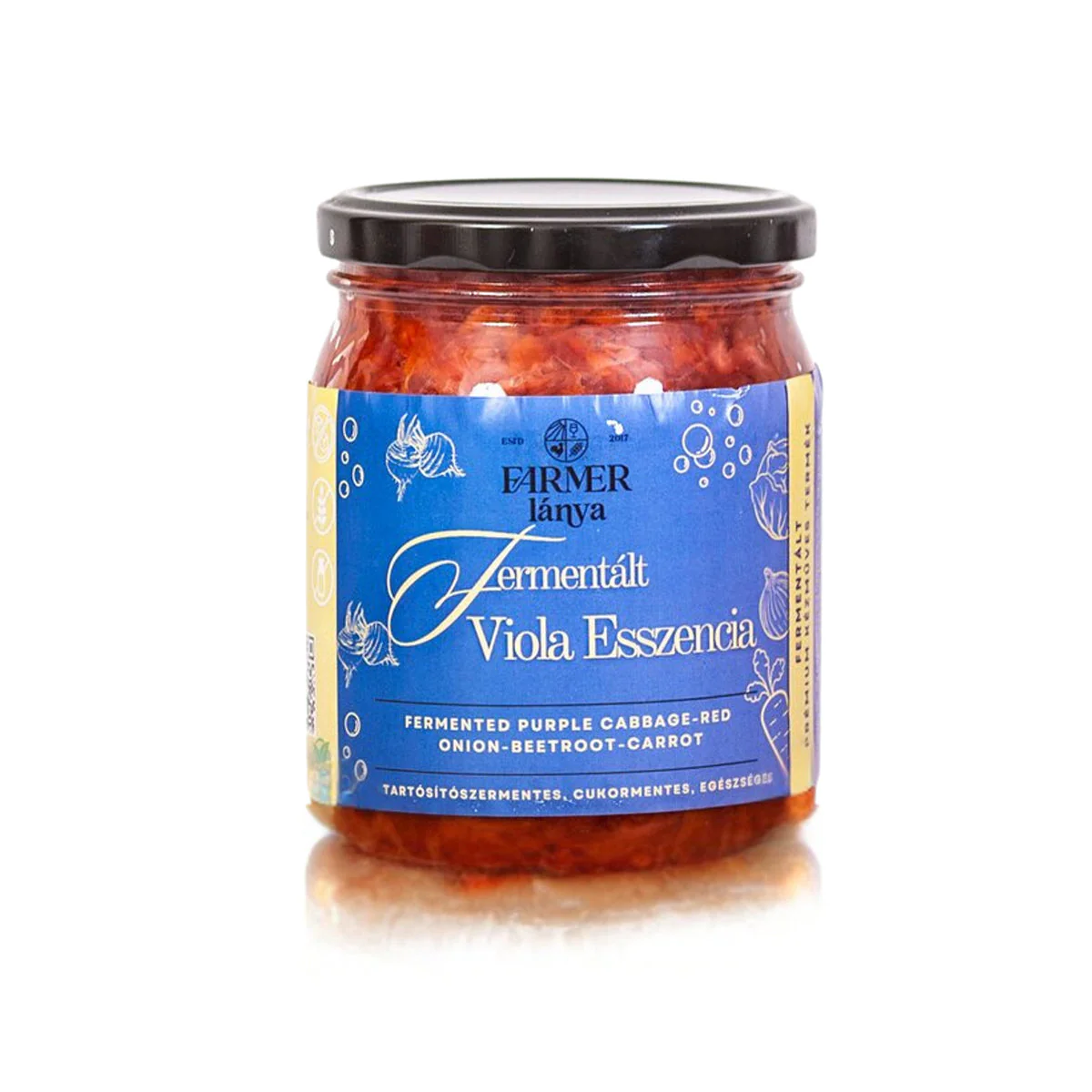 Fermentált Viola Esszencia (Lilakáposzta, cékla, répa, lilahagyma) - 370ml