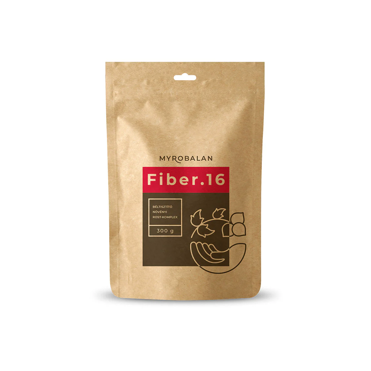 Fiber.16 prebiotikus béltisztító növényi rost-komplex - 300g