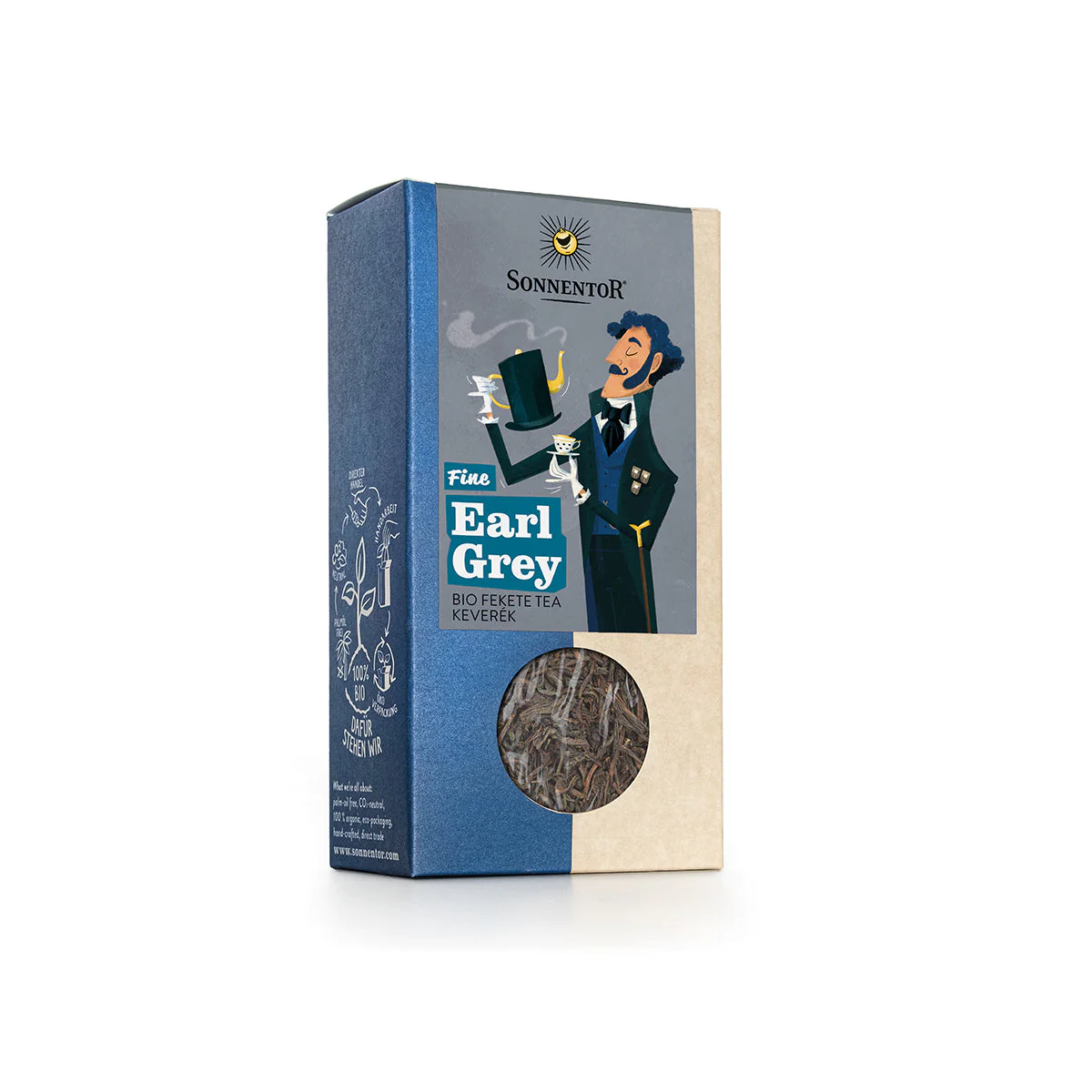 Fine Earl Grey tea szálas - bio - 90g