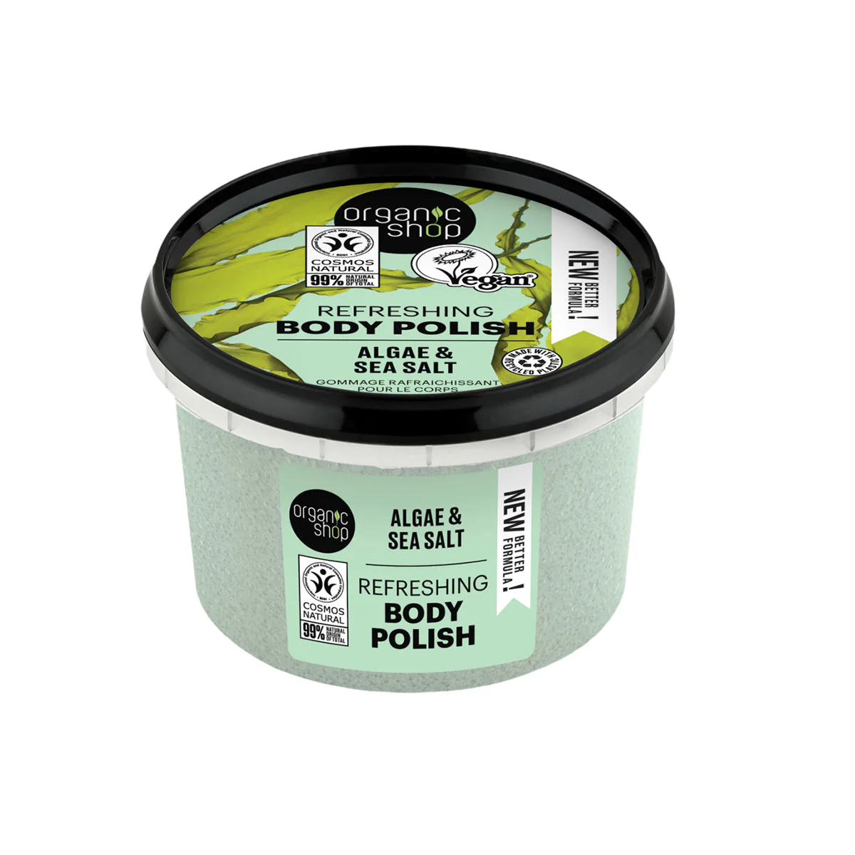 Frissítő testpolír alga&tengeeri só - 250ml