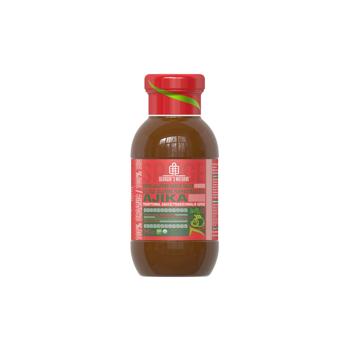 GN Bio Zöld Jalapeno Fokhagyma Szósz - 340g