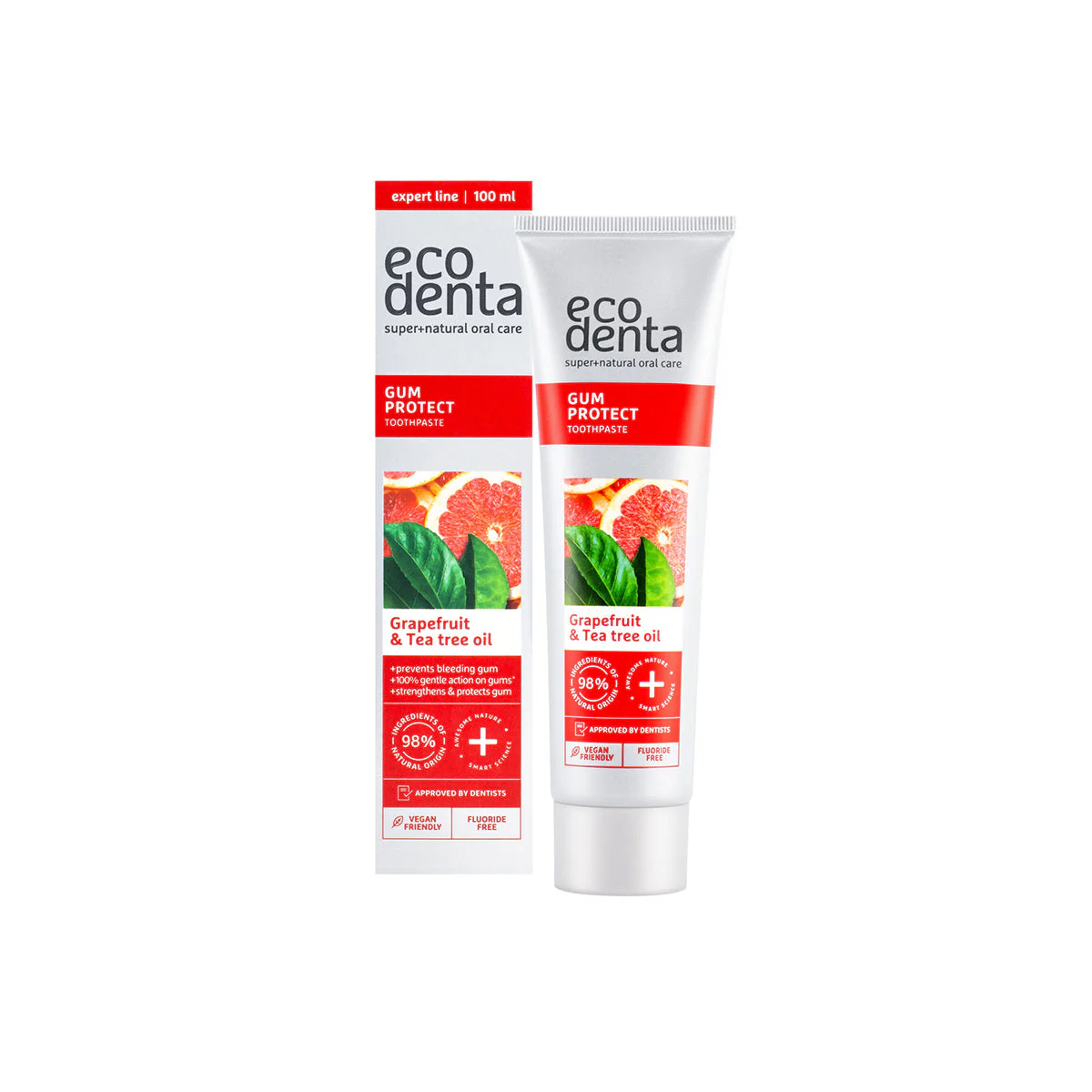 Grapefruit ízű ínyvédő fogkrém teafaolajjal - 100ml