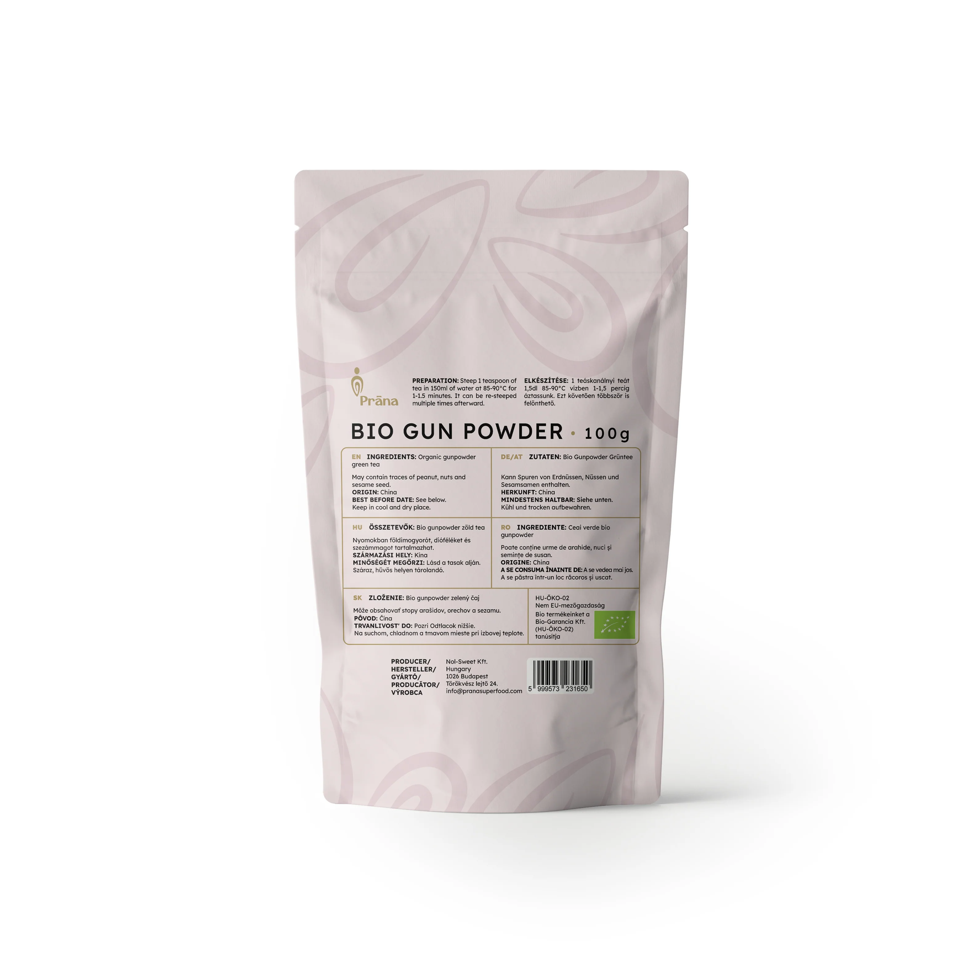 Gun powder Zöld tea - bio - 100g - Image 2