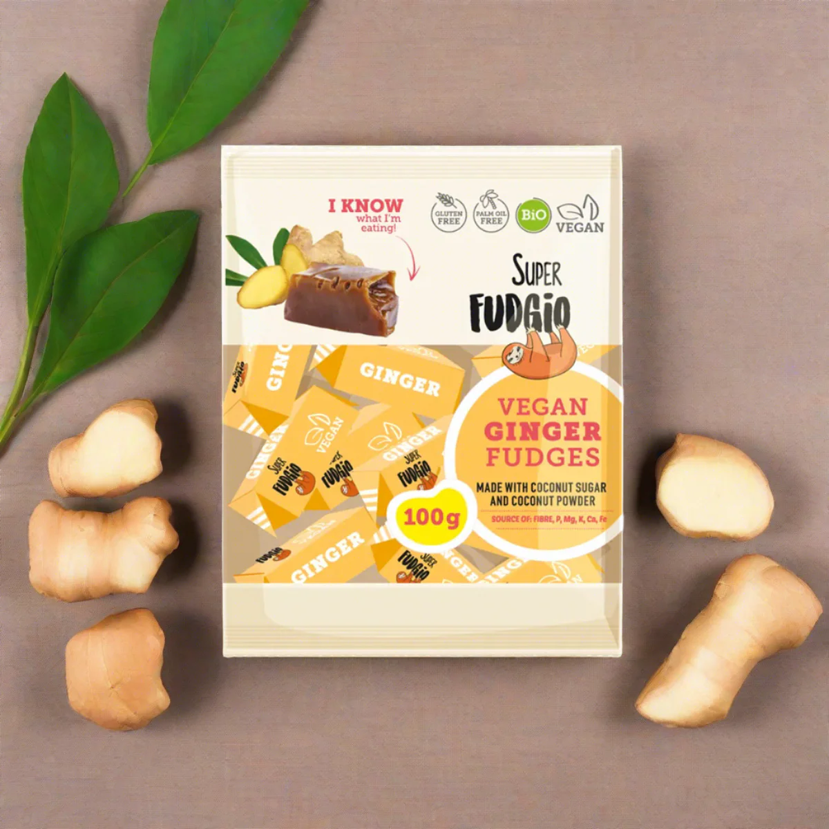 Gyömbéres karamella vegán - bio - 100g - Image 2
