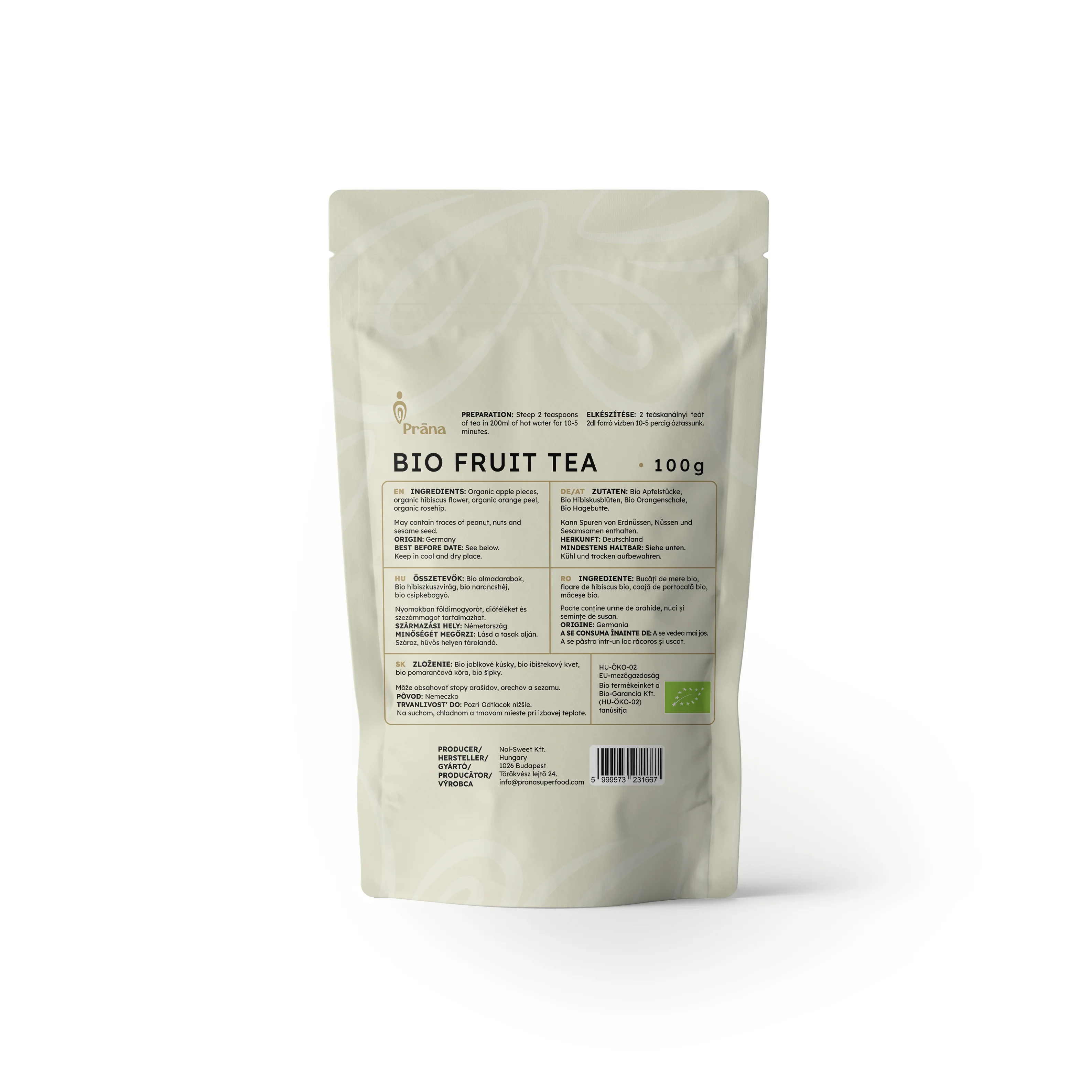 Gyümölcsös Teakeverék - bio - 100g - Image 2