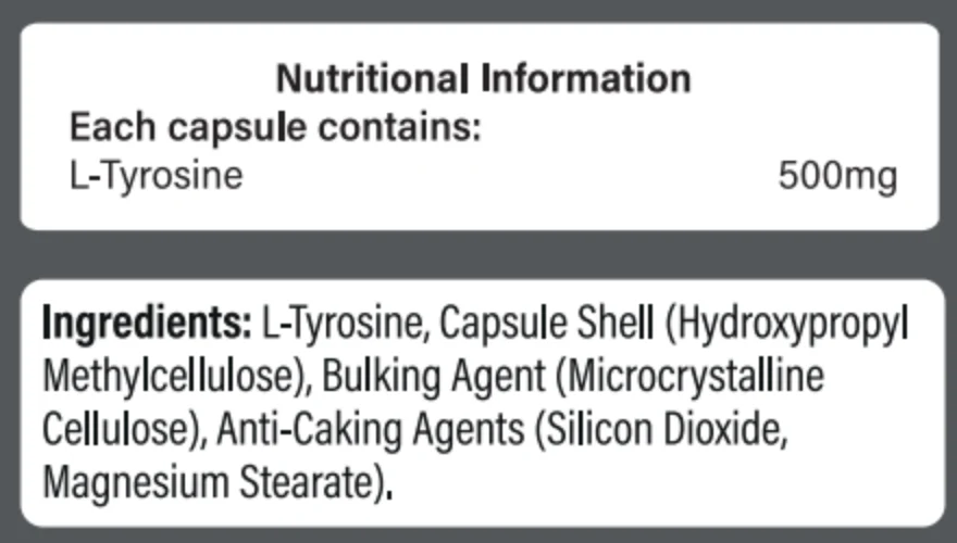 L-Tirozin 500mg 50db - Image 5