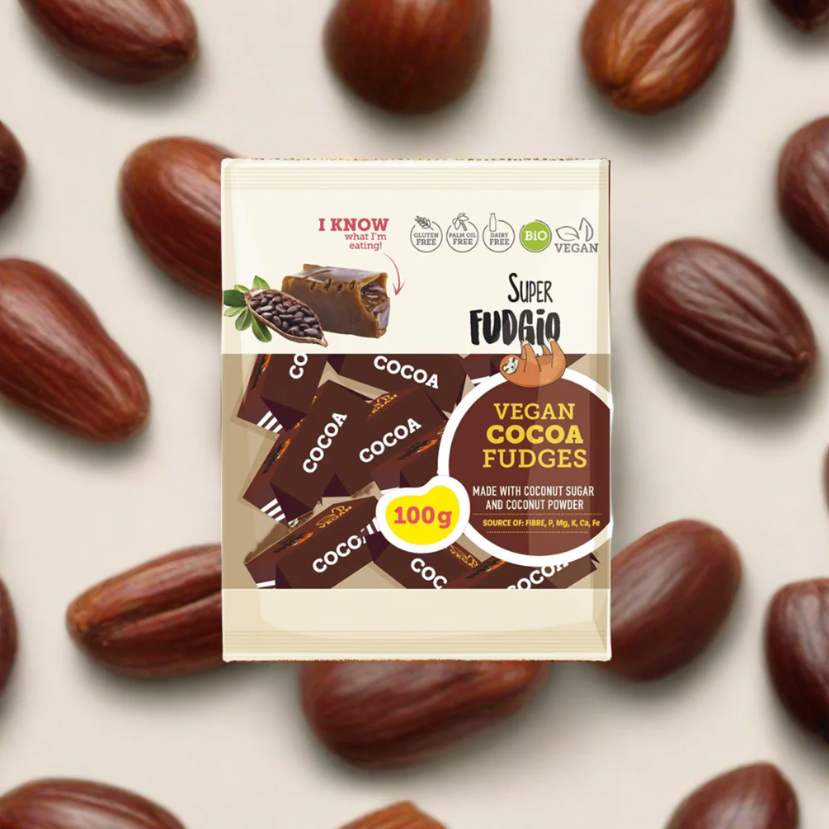 Kakaós karamella vegán - bio -  100g - Image 2