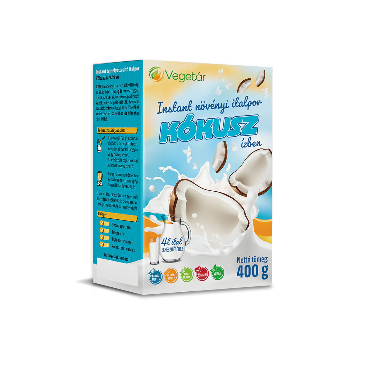 Kókusz Italpor - 400g