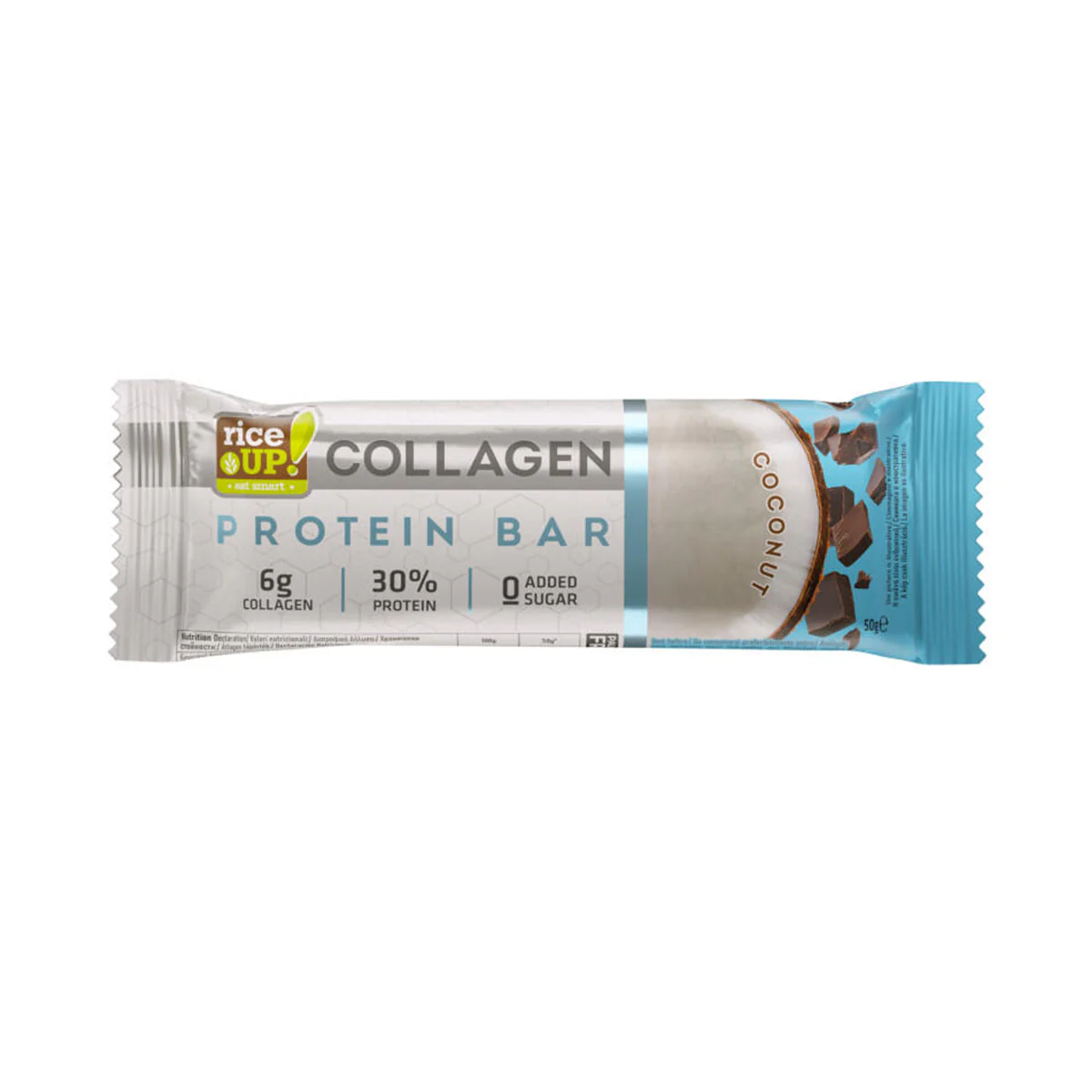 Kókusz ízű Fehérjeszelet kollagénnel - 50g