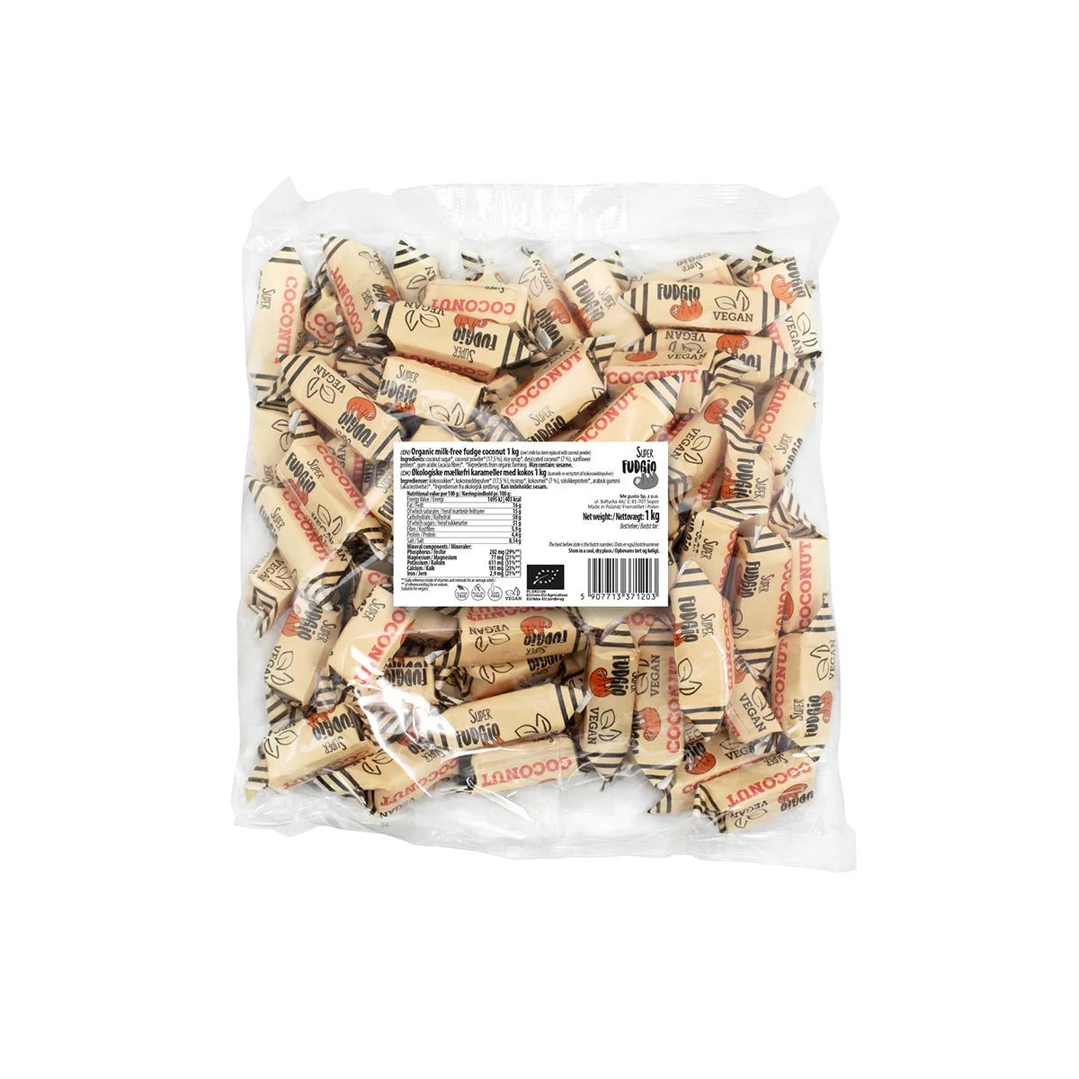 Kókuszos tejmentes karamella - bio - 1kg