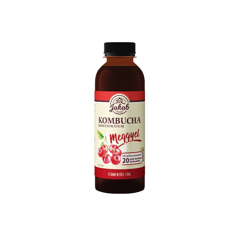 Kombucha koncentrátum meggyel - 500ml