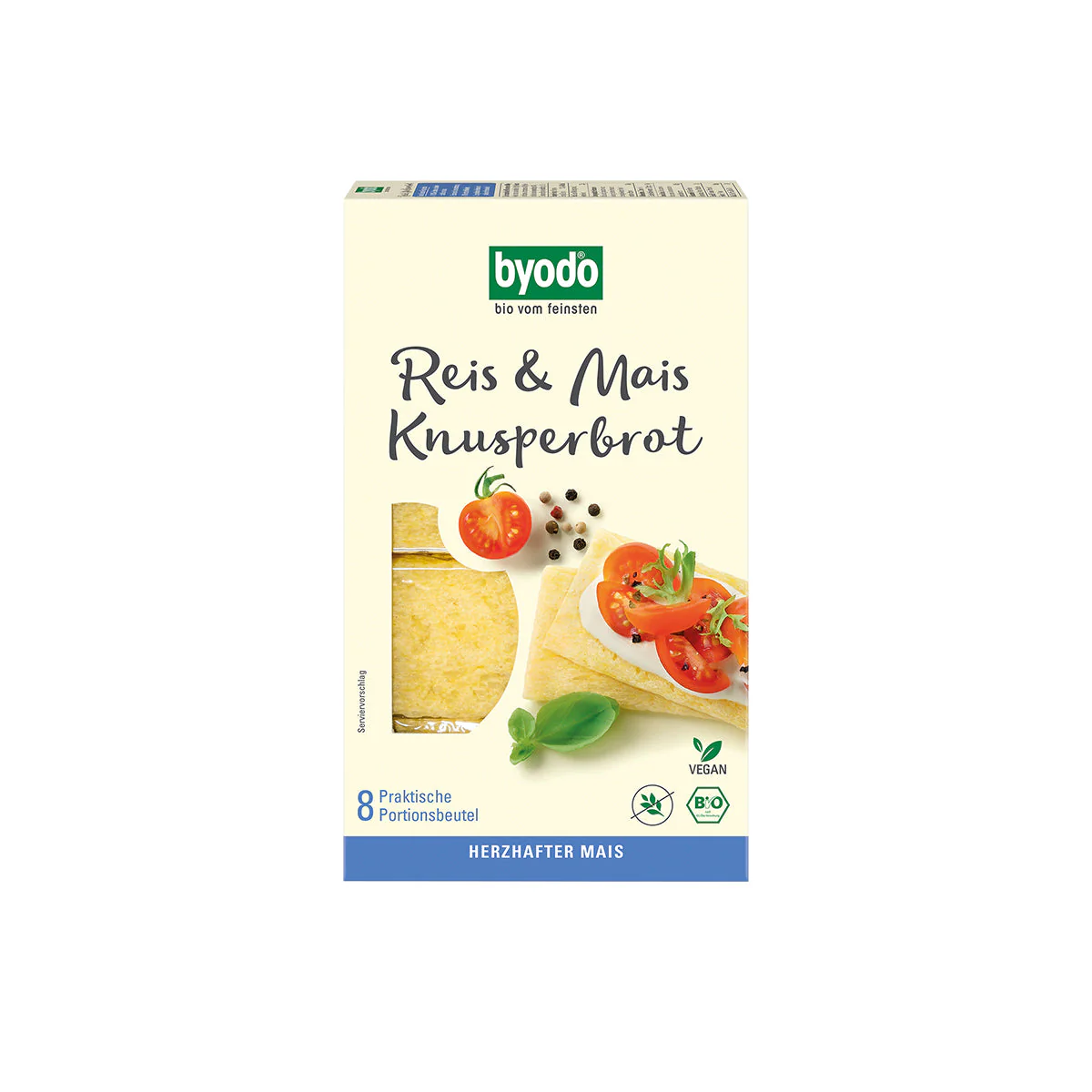 Kukorica & rizs kenyérlapok - bio - 160g