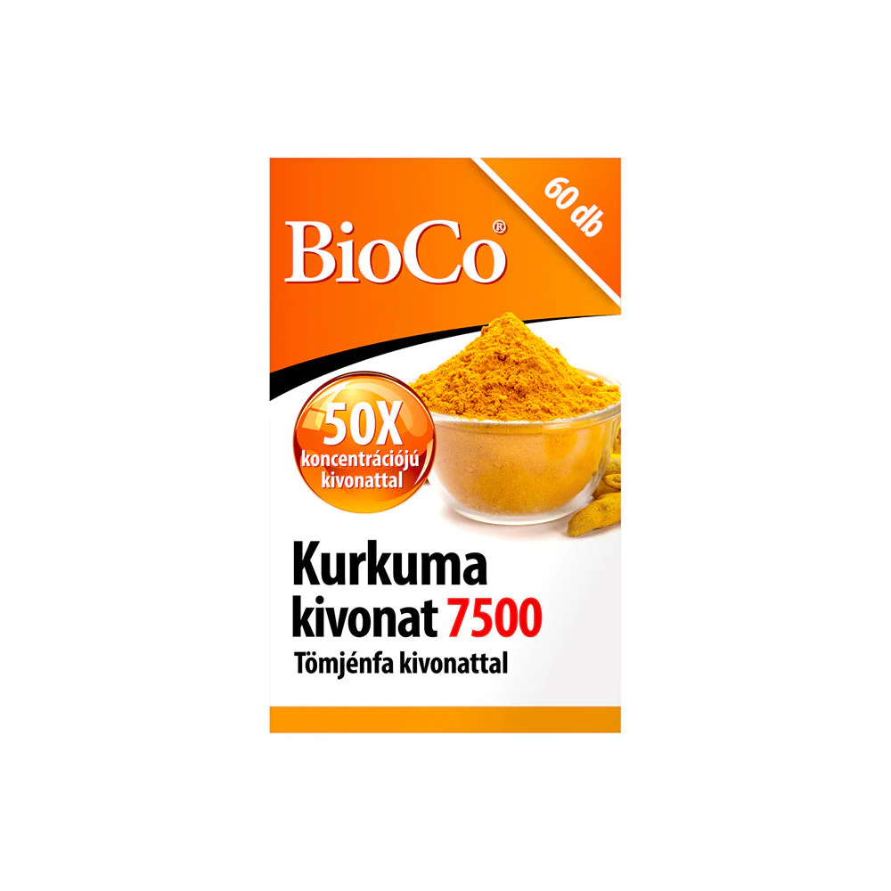 Kurkuma kivonat 7500 kapszula - 60db