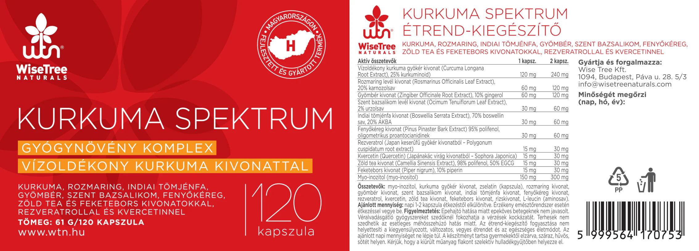 Kurkuma spektrum - 120db - Image 2