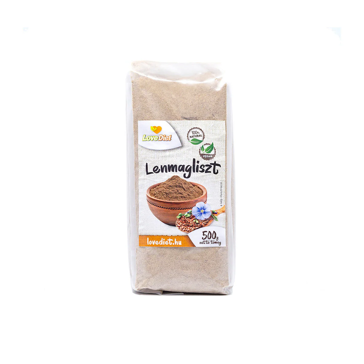 Lenmagliszt vegán - 500g