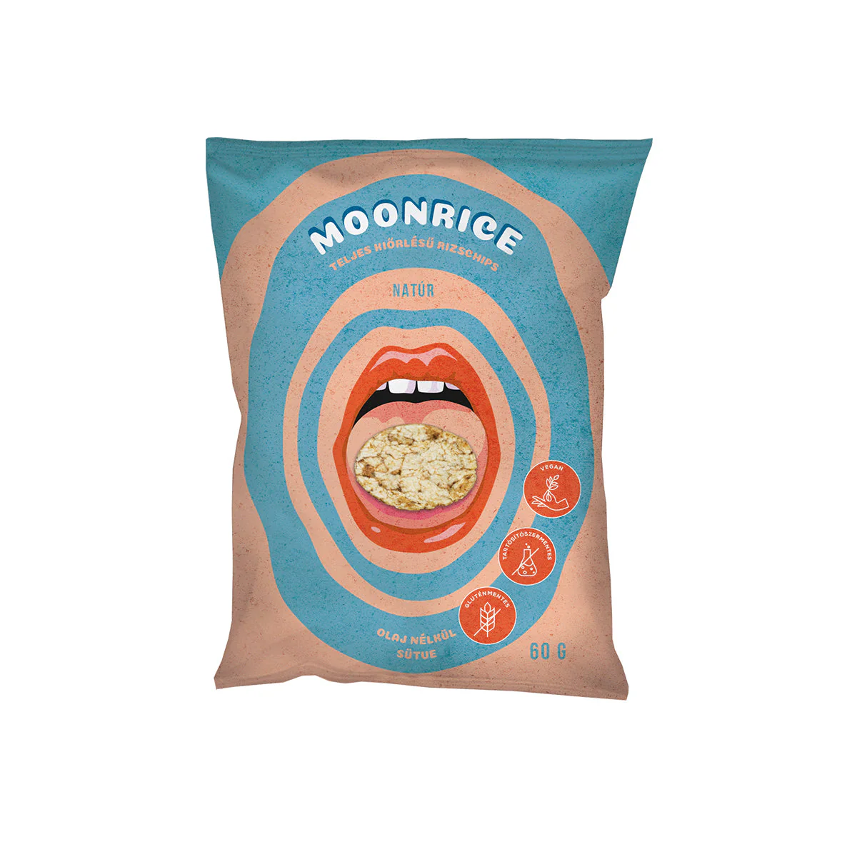 Natúr rizs chips - 60g