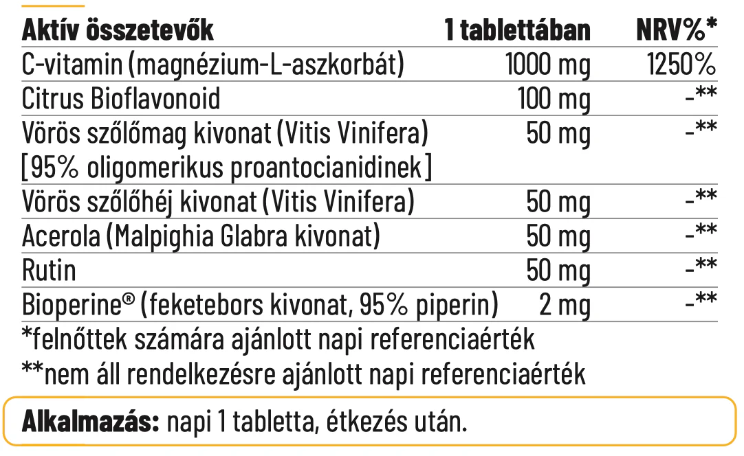 C-vitamin komplex retard 1000mg - 60db - Image 3