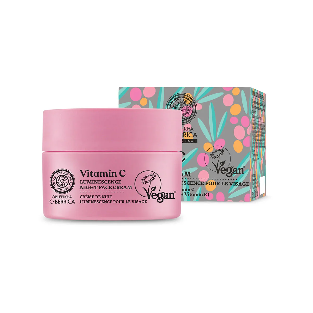 Oblepikha C-Berrica Lumineszcencia Éjszakai arckrém C-vitaminnal - 50ml