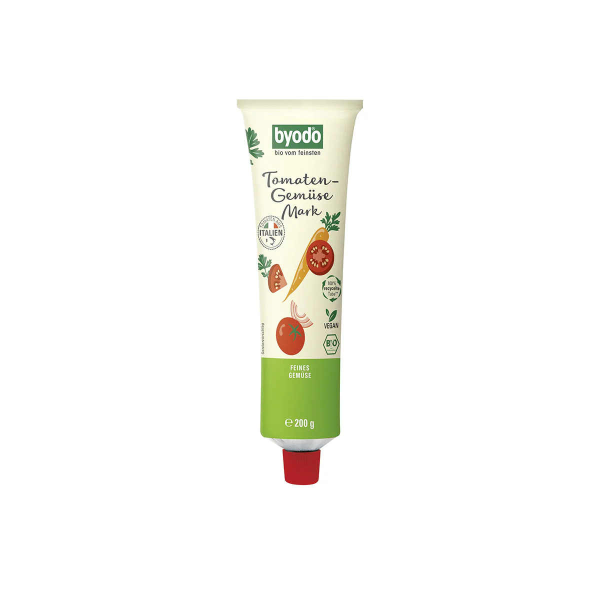 Paradicsom-zöldség konc. tubusban - bio -  200g