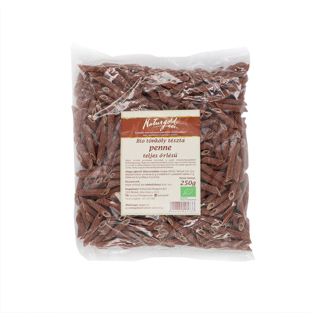 Penne teljes kiőrlésű tönköly - bio - 250g