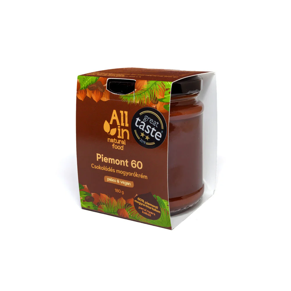 Piemont 60 Csokoládés mogyorókrém - 180g