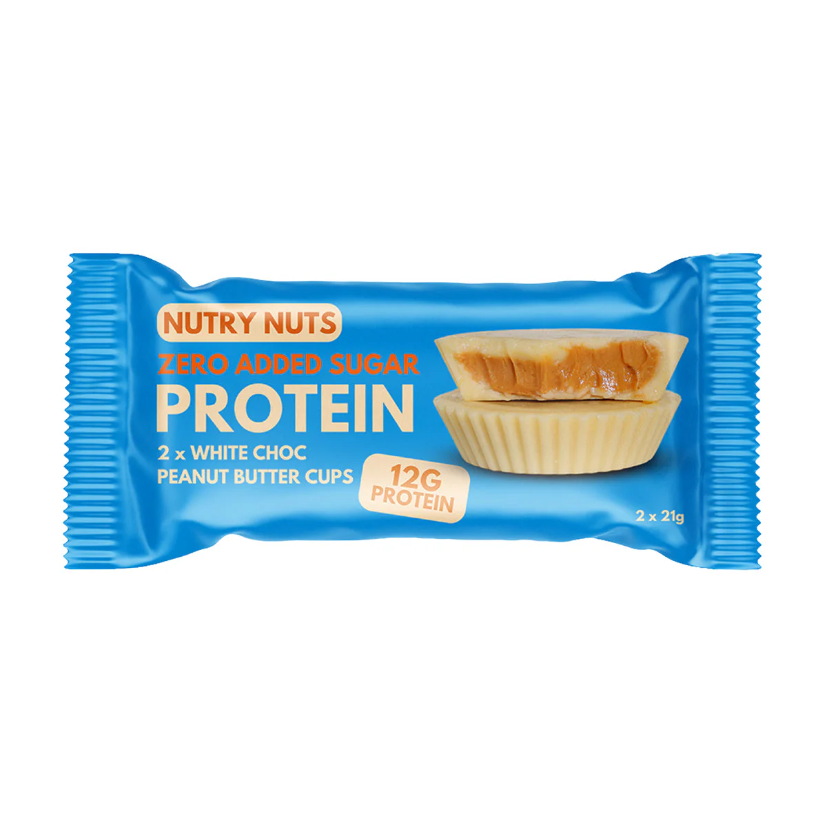 Protein Földimogyoróvajas Fehércsokis - 42g