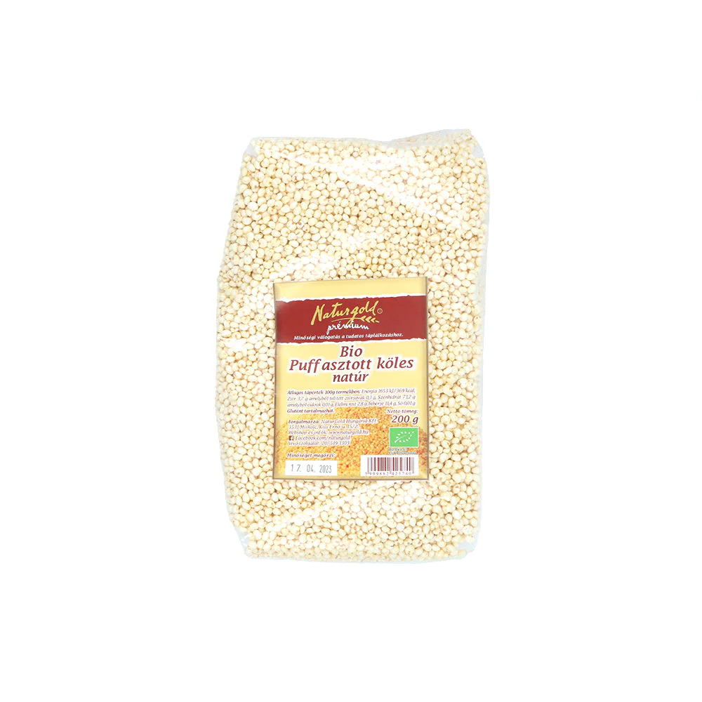 Puffasztott köles - bio - 200g