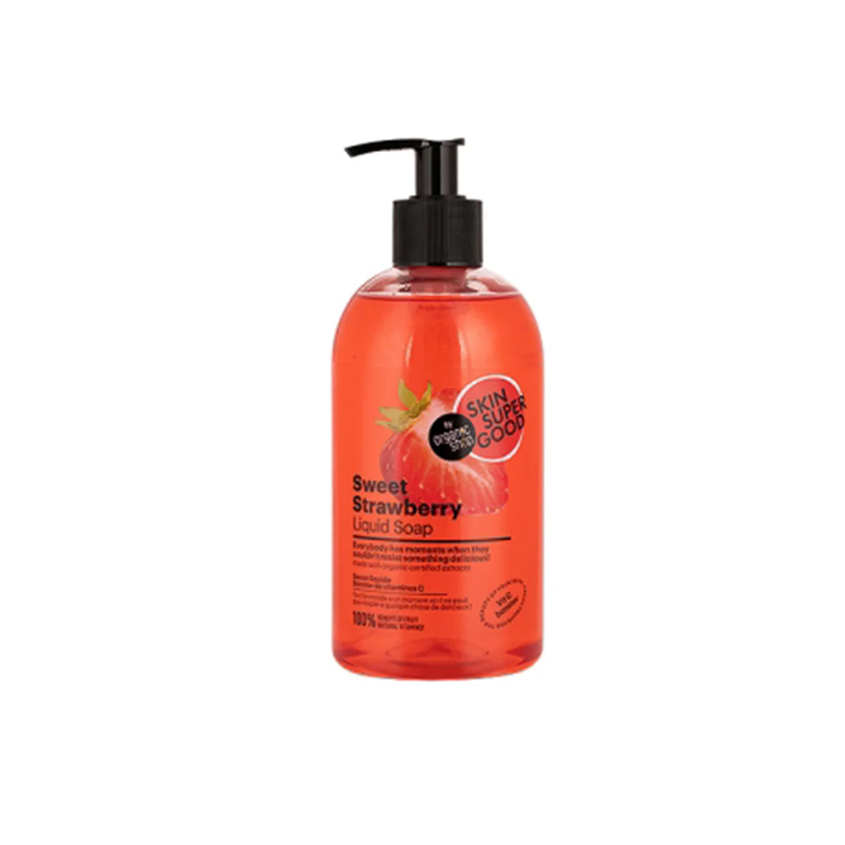 Ragyogásfokozó tusfürdő gél "Sweet strawberry" - 200ml