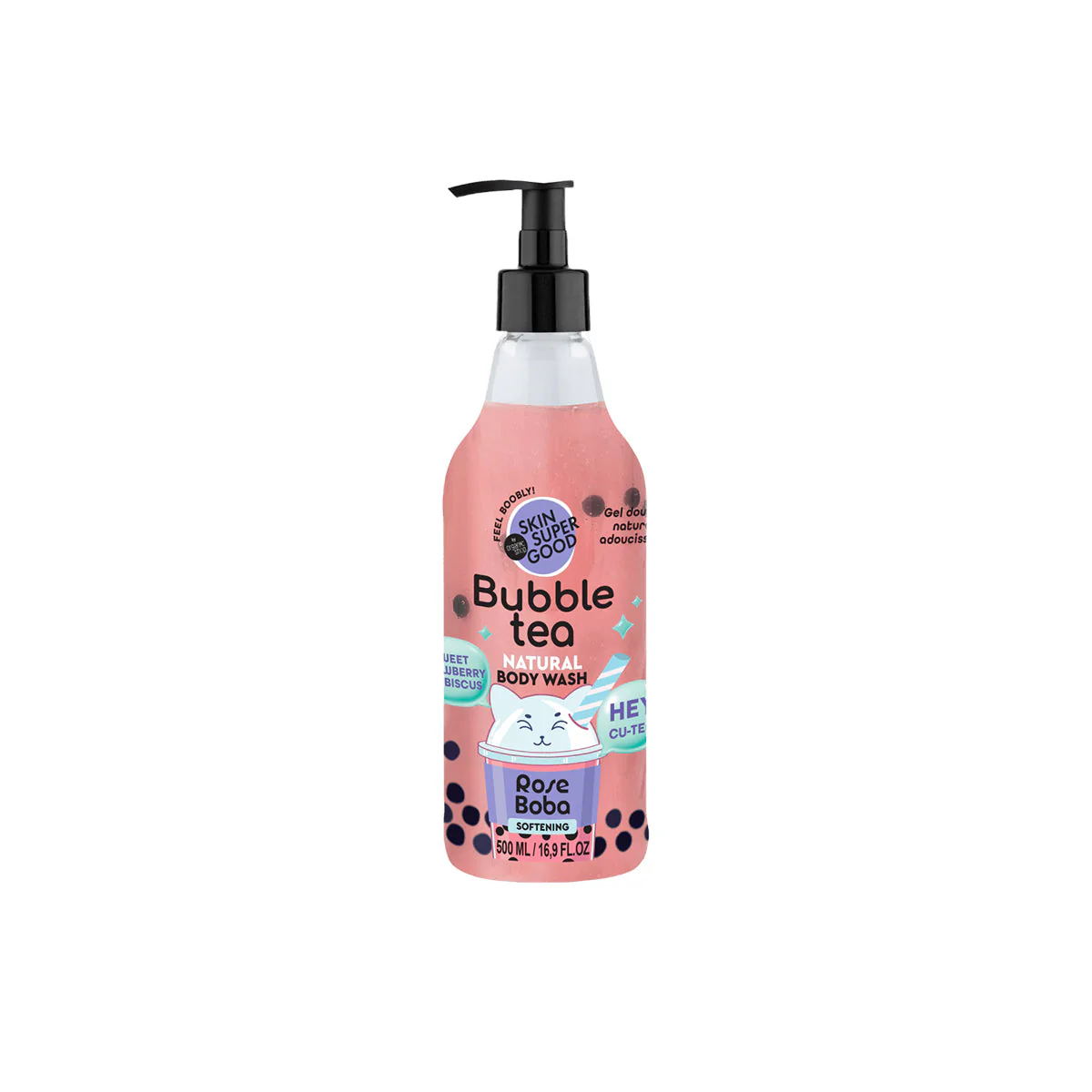 Rose Boba puhító tusfürdő - bio - 500ml