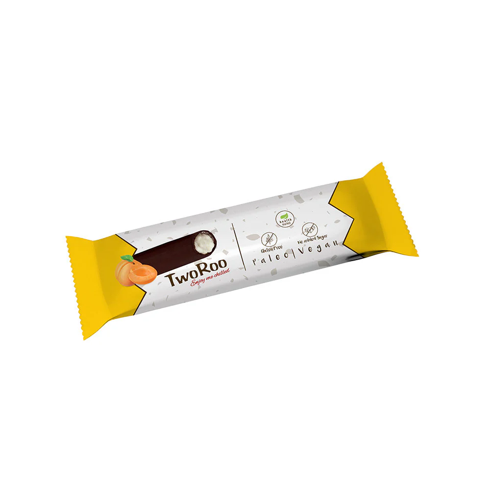 TwoRoo rúd liofilizált sárgabarackkal, étcsokoládéval - 30g