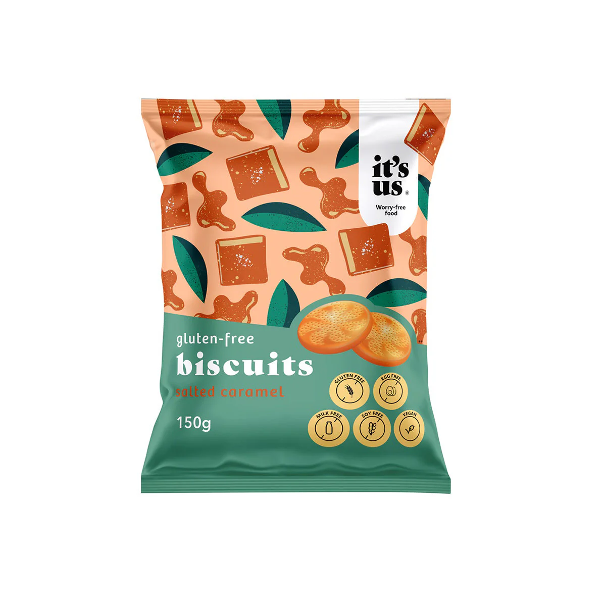 Sós-Karamellás keksz - 150g