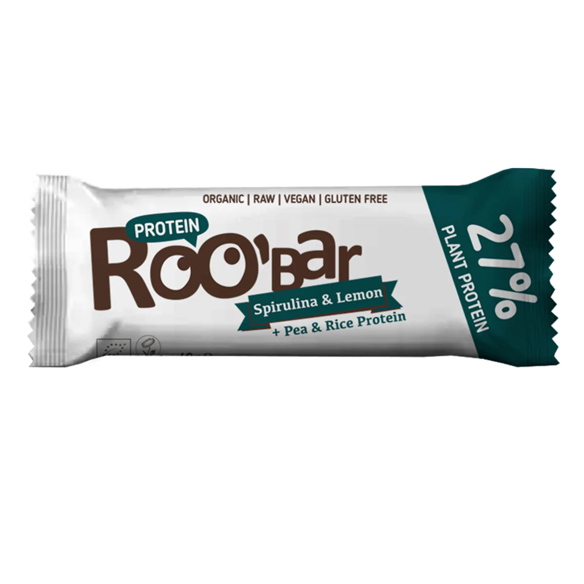 Spirulina-citrom fehérjeszelet - bio - 40g
