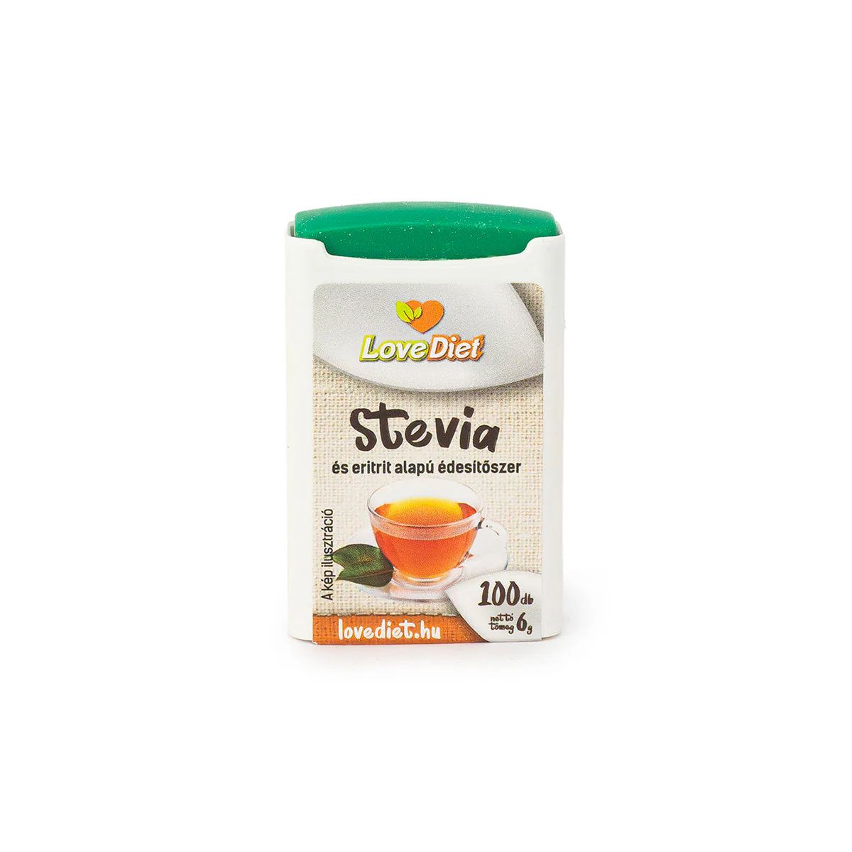 Stevia édesítőszer tabletta (természetes) - 100db