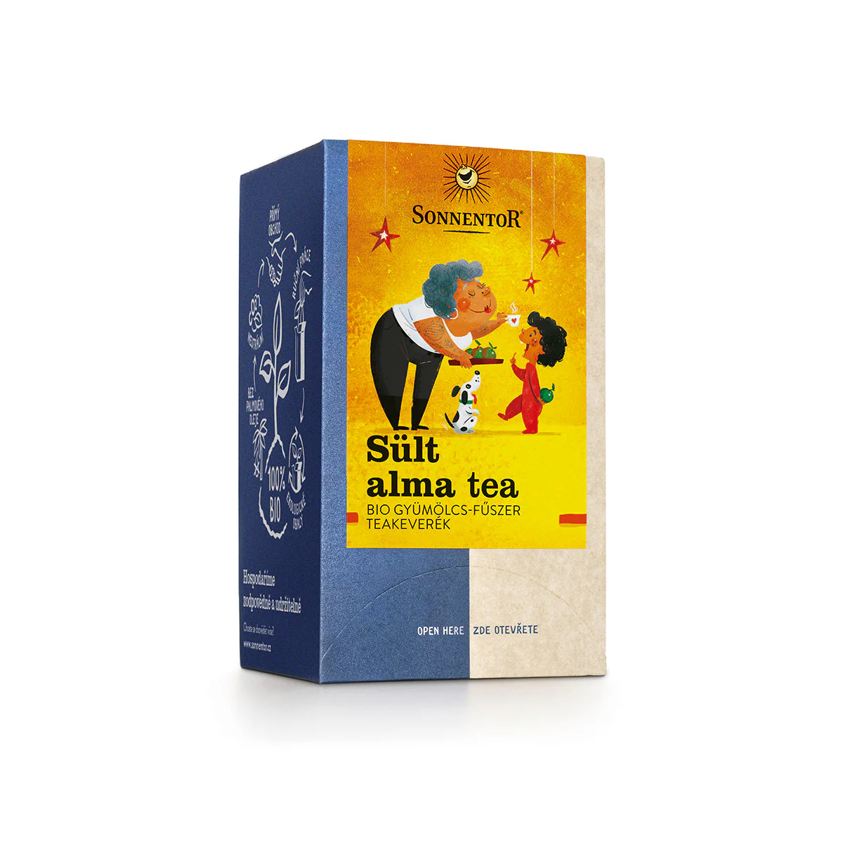 Sült alma tea filteres - bio - 18db