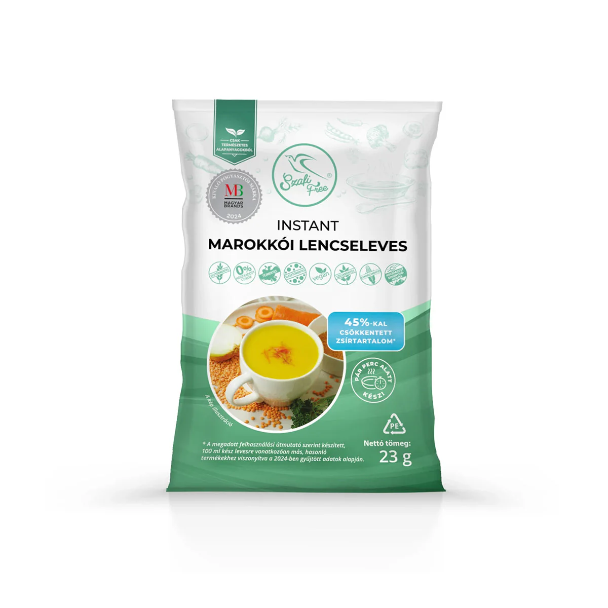 Szafi Free Instant marokkói lencseleves - gluténmentes - 23g