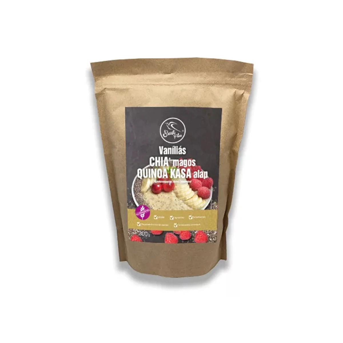 Szafi Free vaníliás chia magos quinoa kása alap - gluténmentes - 300g