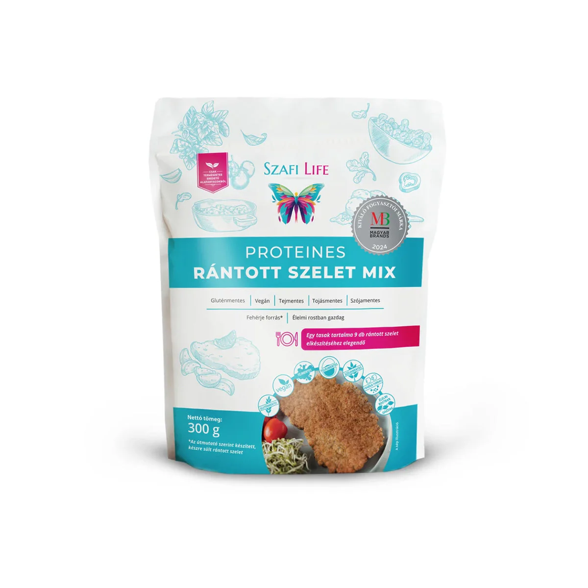 Szafi Life Proteines rántott szelet mix - gluténmentes - 300g