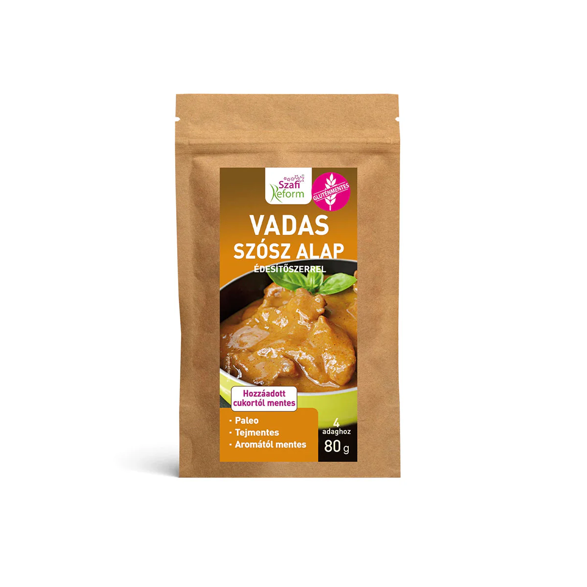 Szafi Reform vadas szósz alap édesítőszerrel  - gluténmentes - 80g