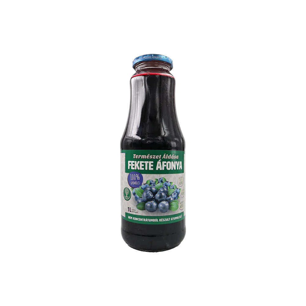 Fekete Áfonya Gyümölcslé 1 l